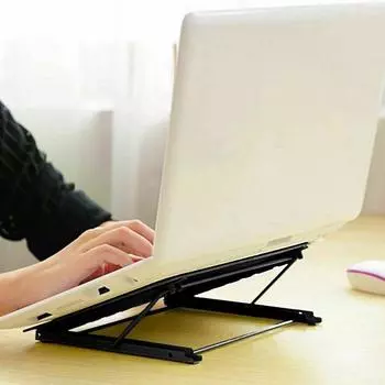 Laptop Desk Office Adjustable Ergonomic Portable TV Bed Aluminum Tray PC Table Stand Notebook Table Desk Stand Tray