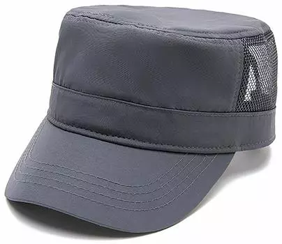 Laquest Deep Side Mesh Work Cap (XL, Gray) серый