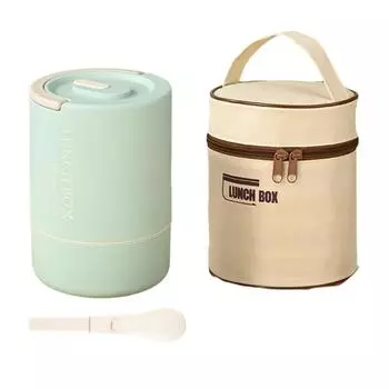 Large Capacity 3 Layers Lunch Box Round Insulated Lunch Box Practical Thermal Lunch Box Picnic