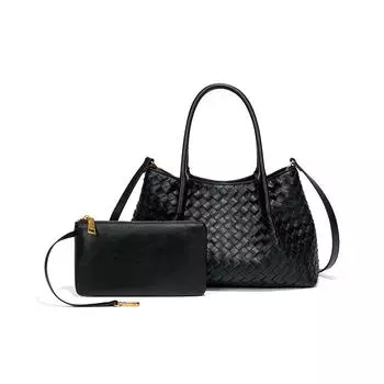 Large-capacity Hand-held Mommy Bag, Fashionable Single-shoulder Crossbody Hand-woven Bag, Elegant and Versatile Women s Tote Bag