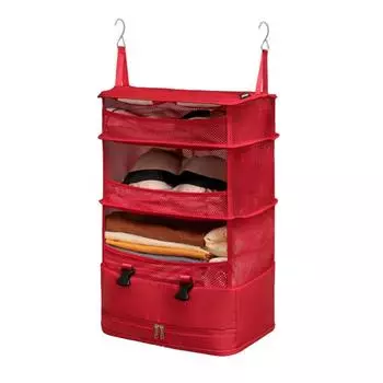 Large Capacity Hanging Clothes Storage Bag Foldable Clothing Organizer Hotels