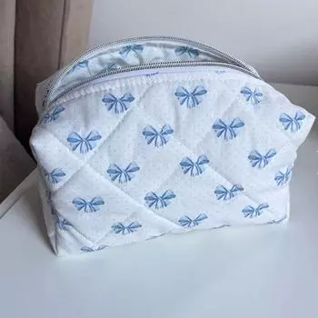 Large Capacity Makeup Bag Zipper Toiletry Pouch Cute Travel Storage Bag B