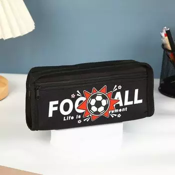 Large Capacity Multi Layer Pencil Bag Pencil Case Holder Cartoon Pencil Pouch Kids Gift синий