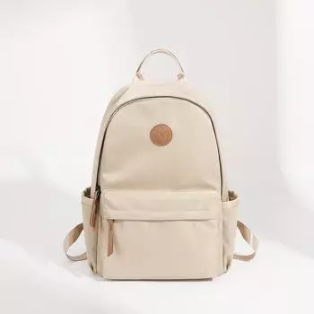 Large Capacity Oxford Cloth Backpack Female Portable Commuter Backpack Version of Solid Color Travel Backpack чёрный