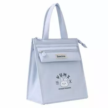 Large Capacity Portable Lunch Bag Multip-Pocket Picnic Food Pouch Women Girls