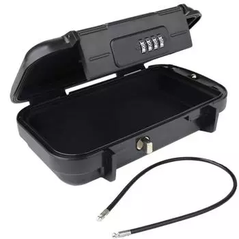 Large Capacity Portable Safe Box Waterproof Design Combination Security Case Travel Use Style A