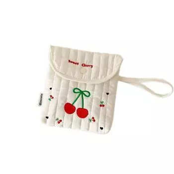 Large Capacity Sanitary Napkin Storage Bag Cat Makeup Bag Sweet Small Storage Bag Travel Style A