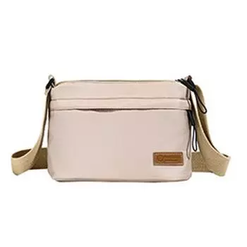 Large Capacity Square Message Bag Causal Sports Shoulder Bag All-match Nylon Crossbody Bag Travel