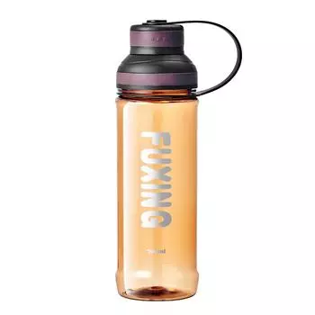 Large capacity water cup drop and leak proof summer cup outdoor fitness sports kettle high temperature resistant men s plastic cup 550ml