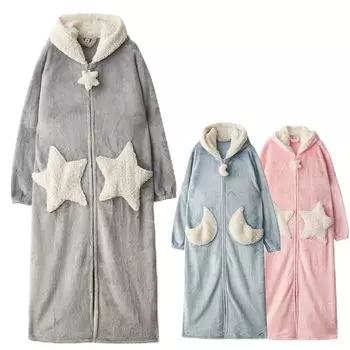 Large Large Соответствующий размер Gray Star [VanVenus] Домашняя одежда, Одеяло, Размер, Женская, Мужская домашняя одежда, Расслабляющая, Вечеринка, Зима, Пушистый, Теплый, Тепло,