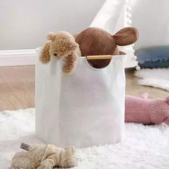 Large Laundry Basket Laundry Hamper with Handle Foldable Toy Storage Bag Dirty Clothes Organzier Storage Basket Cesto Ropa Sucia