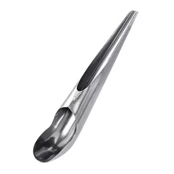 Large Stainless Steels Bird Feeding Spoon for Parrots and Pet Birds with Long Handle for Easy Birdcage Feeding Scoop