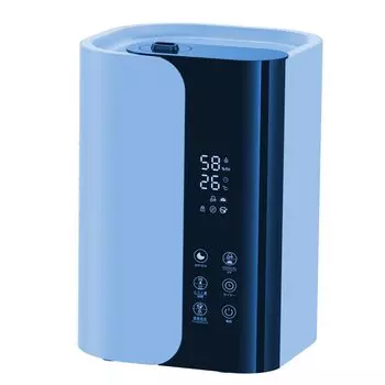 Large Tabletop Ultrasonic Hybrid Aroma Water Injection from 42 Hours Continuous UV Light Sterilization Humidifier, Capacity, 6L, Humidifier, Type,