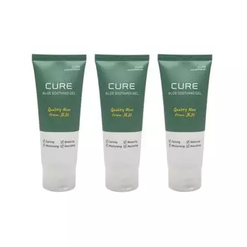 Lassens Loe Cure Aloe Успокаивающий гель 150 мл x3, 1 набор