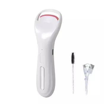 Lasting Curling Electric Eyelash Curler with 3 Temperature Fast Heating Heated Eye Lash Curlers Safe Control Comfortable Grip