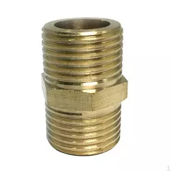 Латунный шестигранный переходник 1/2 дюйма с наружной резьбой