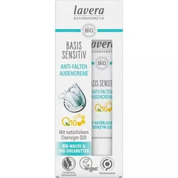 Lavera Lavera Basis Sensitive крем для глаз против морщин Q10 15 мл