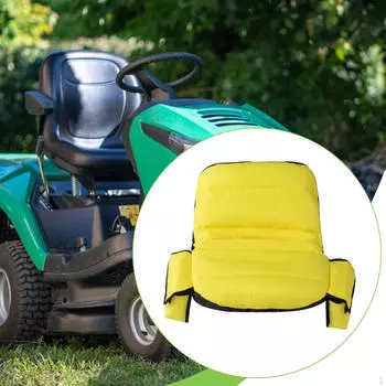 Lawnmower Seat Cushion Cover Breathable Premium Oxford Cloth Accessory for Yard Farm Garden жёлтый