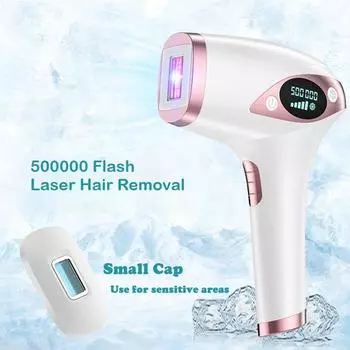 Лазерный эпилятор Ice Cooling IPL Hair Removal Machine для бикини Face Body IPL Laser Hair Removal Device 500000 Shots Womens Photoepilator EU Plug