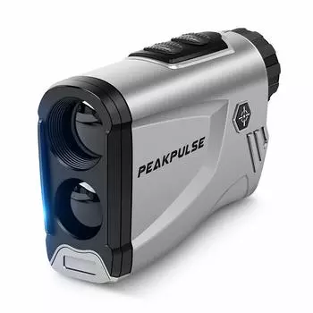 Лазерный дальномер для гольфа PEAKPULSE отечественного бренда, 660 ярдов, совместимый с IPX5, водонепроницаемый, оптический, 6-кратный телеобъектив, непрерывное измерение, коррекция наклона