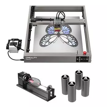 Лазерный гравер Creality 3D Falcon2 с 4 дополнительными ступенями из алюминия, высота 56 мм, челюсть 3 в 1 US Plug