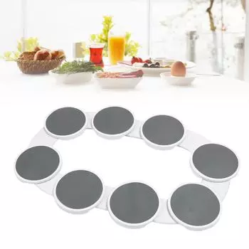 Lazy Susans Revolution Turntable Expandable Desktop Rotating Storage Rack for Kitchen and Dining Table Portable Food Cup