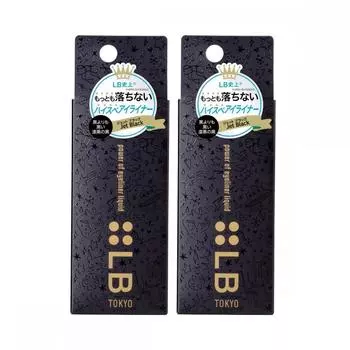 LB Power of Eyeliner Jet Black, набор из 2 шт.