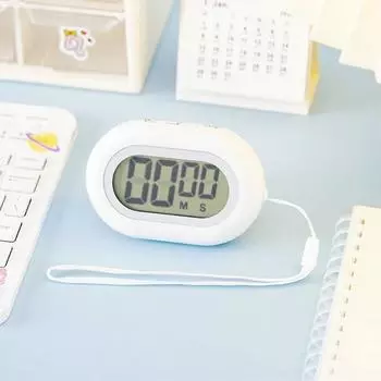 LCD Digital Kitchen Timer Magnetic Countdown Up Clear Loud Alarm for Cooking Sports Home Kitchen Reminder Accessories with Stand