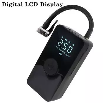 LCD Display Wireless Portable Tire Pressure Gauge 150PSI 120W Air Pump With LED Light Air Compressor Tire Inflator Digital