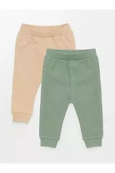 LCW baby Брюки для мальчиков с эластичной резинкой на талии, упаковка из 2 штук