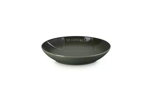 Le Creuset Deep Plate Mesh Round Dish 22cm Thyme Heat Resistant Cold Resistant Microwave Oven Safe Japanese [Authorized Product]