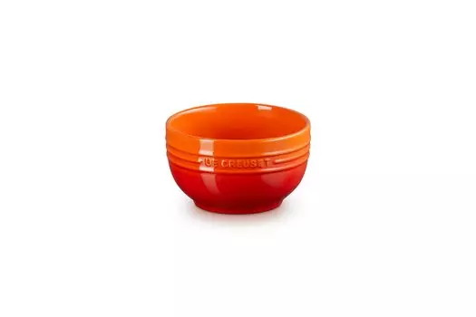 Le Creuset глубокая миска 500 мл оранжевая термостойкая морозостойкая микроволновая печь можно мыть в посудомоечной машине