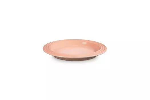 Le Creuset Leger Plate Dish 18cm Peche Heat Resistant Cold Resistant Microwave Oven Dishwasher Safe Oven Plate Heat Resistant Japanese [Authorized