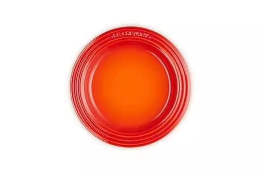 Le Creuset Leger Тарелка Тарелка 18 см Оранжевая Термостойкая Холодостойкая Для Микроволновой Печи Можно Мыть В Посудомоечной Машине Тарелка Жаростойкая Тарелка Японская оранжевый