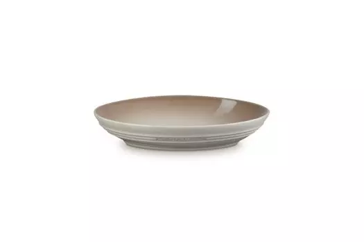Le Creuset Oval Deep Heat and Cold Microwave Dishwasher Oven Heat Resistant Gratin Curry Pasta Dish Japanese Dish, Plate, 23cm, Nutmeg, Resistant,