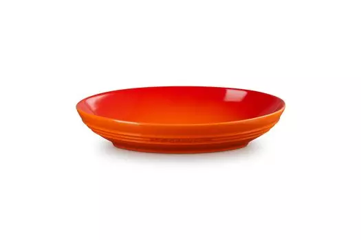 Le Creuset Овальная форма для глубокого нагрева, холодной микроволновой печи, посудомоечной печи, жаропрочная форма для запекания, карри, пасты, японская тарелка, 23 см, оранжевая, устойчивая, оранжевый