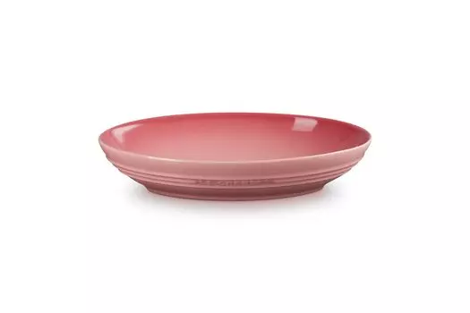 Le Creuset Овальная темно-розовая форма для нагрева, охлаждения, микроволновой печи, посудомоечной машины, духовки, жаропрочная, гратен, карри, паста, японская тарелка, 23 см, кварц, устойчивая, розовый кварц