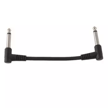 Leads Right Angle Patch Cable Effect Pedal Instrument Connect Normal 2 Plugs Guitar Pedal Cable