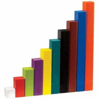 Learning Resources Math Teaching Materials Calculating Sticks 74 Pieces H2M91045 Genuine Product 1-10cm