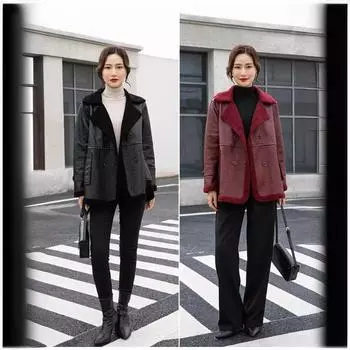Leather jacket spring and autumn women s leather jacket Korean style PU leather jacket loose short motorcycle leather jacket L
