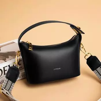 Leather Small Chain Women S Shoulder Messenger Bag Trendy Cowhide Simple Soft Leather Small Square Bag светло-коричневого