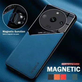 Кожаный текстурный чехол для Realme 11 5G Realme 11 Pro Plus 10 9 9i 8 8i с автомобильным магнитным противоударным деловым чехлом с полной защитой Realme 11 5G оранжевый
