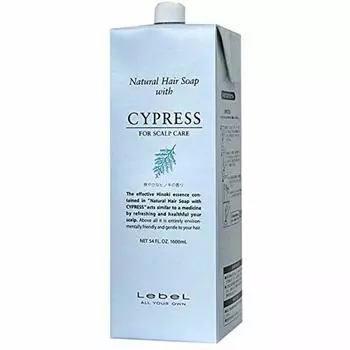 Lebel Натуральное мыло для волос с 1600 мл Cypress CYD Refill