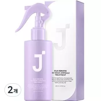 Лечебный спрей для волос J.Sup Silk Keratin No-Wash Ampoule, 200 мл, 2 шт.