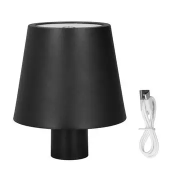 LED Bottle Lamp 3 Color Temperature Stepless Dimming 1500mAh Battery Table Lamp Cordless чёрный