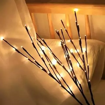 LED Christmas Willow Branch String Lights DIY Vase Filler Willow Twig Light Decor Fairy Lights For Wedding Party Christmas Decor