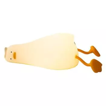 LED Cute Duck Night Light with Touch Sensor Soft Silicone Night Light Type-C Charging Animal Night Lamp for Kids Toddlers CHINA