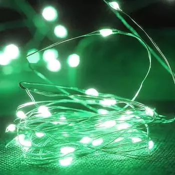 LED Fairy Copper Wire Light String USB Garland Light Christmas Decorations Xmas Tree Wedding Party Living Room New Year s Decor 1m фиолетовый