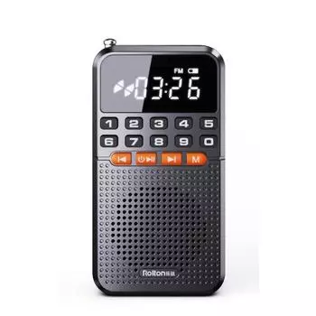 LED Flashlight Pocket Radio Receiver Portable Radio TF Card Music Player Outdoor