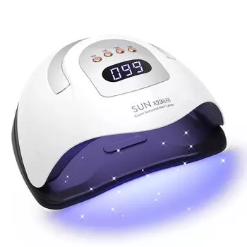 LED Nail Lamp 380W for Gel Nails Fast Curing Dryer with 81 LEDS 4 Timers Professional UV Light for Home Salon Nail Art Tools US